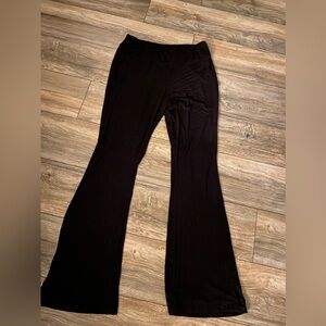 Black flare leg Charlotte Russe pants‎